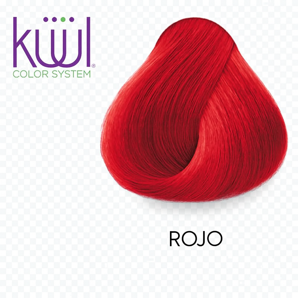 🔴 Rojo Intenso y Vibrante con KUUL Funny Colors 🔥