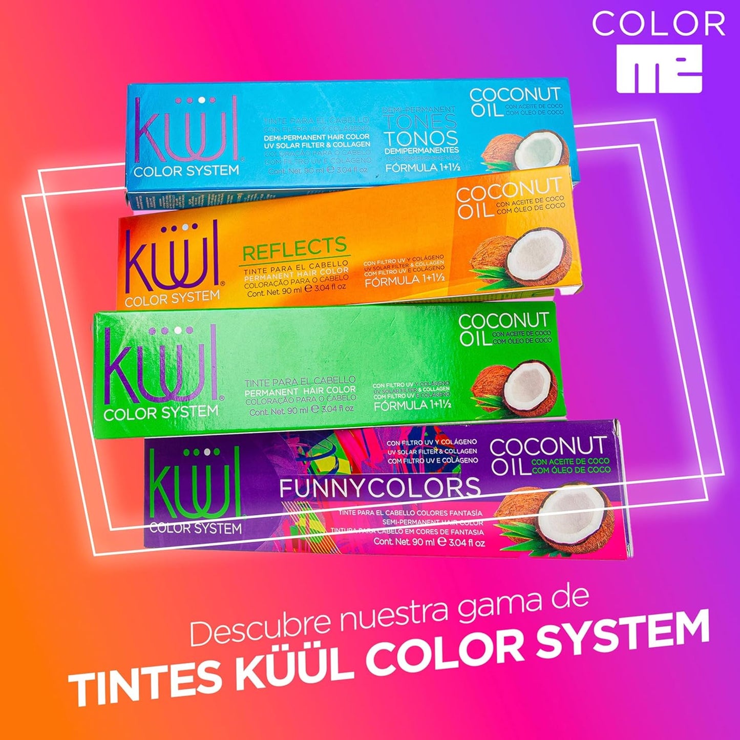 💇♀️ KUUL COLOR SYSTEM DORADO COBRIZO 3.04OZ – TINTE PROFESIONAL
