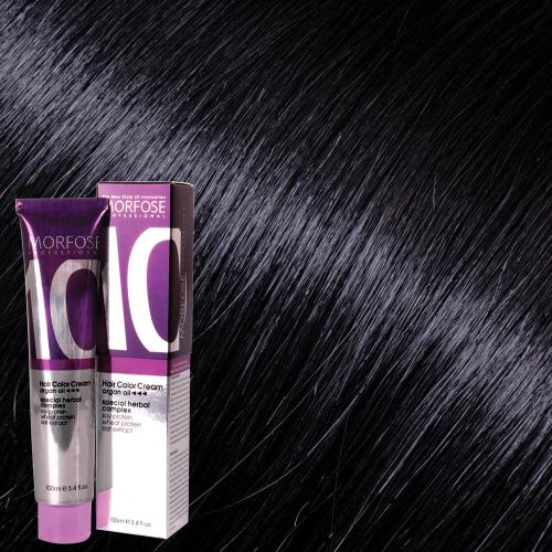 MORFOSE 10 HAIR COLOR CREAM 1.1 BLUE BLACK 3.38OZ M1035OZ11
