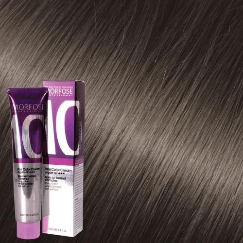 MORFOSE 10 HAIR COLOR CREAM 8.11 INTENSE LIGHT ASH AUBURN 3.38OZ M1035OZ811