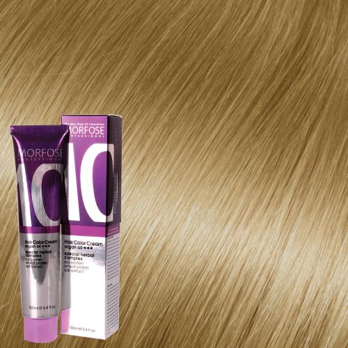 MORFOSE 10 CREMA DE COLOR RUBIO PLATINO 100ML | CON ACEITE DE ARGÁN