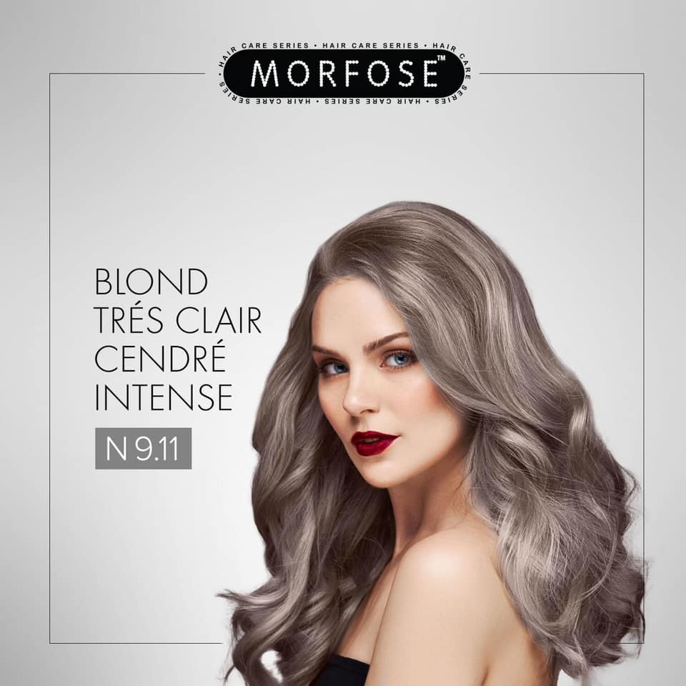 MORFOSE 10 TINTE CAPILAR 9.11 RUBIO CENIZA CLARO INTENSO 100ML