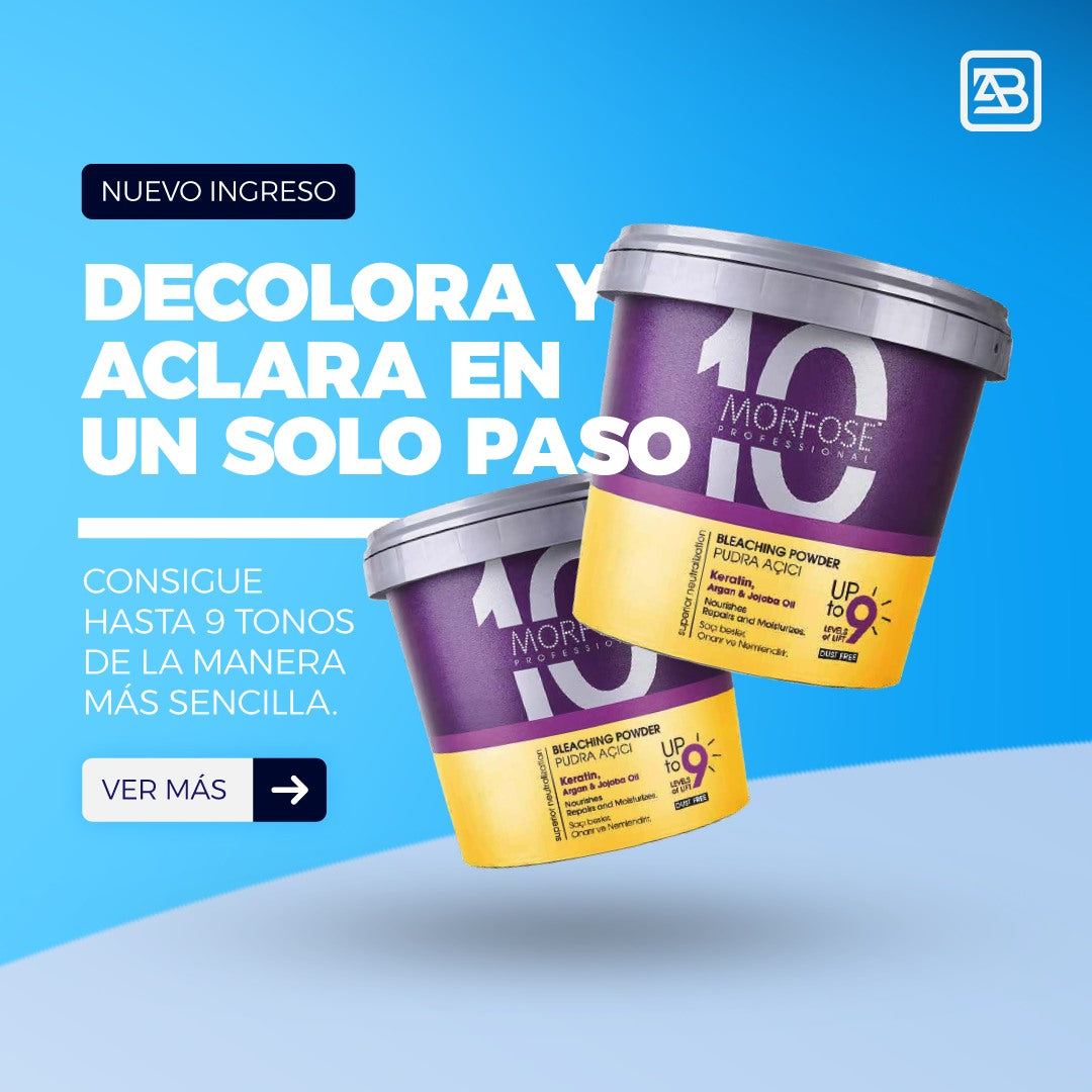 MORFOSE 10 PROFESSIONAL DECOLORACION EN POLVO LEVEL 9 1,000ML M10B1000L9