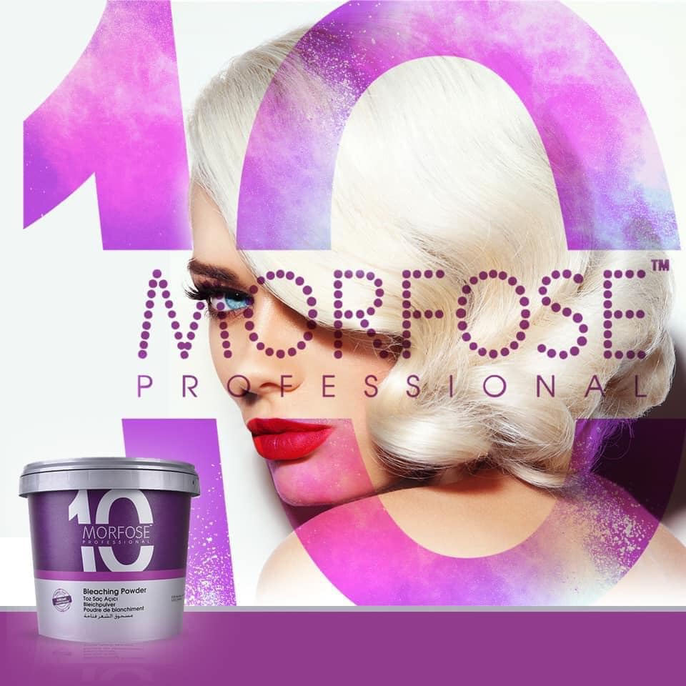 💜 MORFOSE 10 PROFESSIONAL DECOLORACIÓN EN POLVO AZUL 16.9OZ (M10B500)