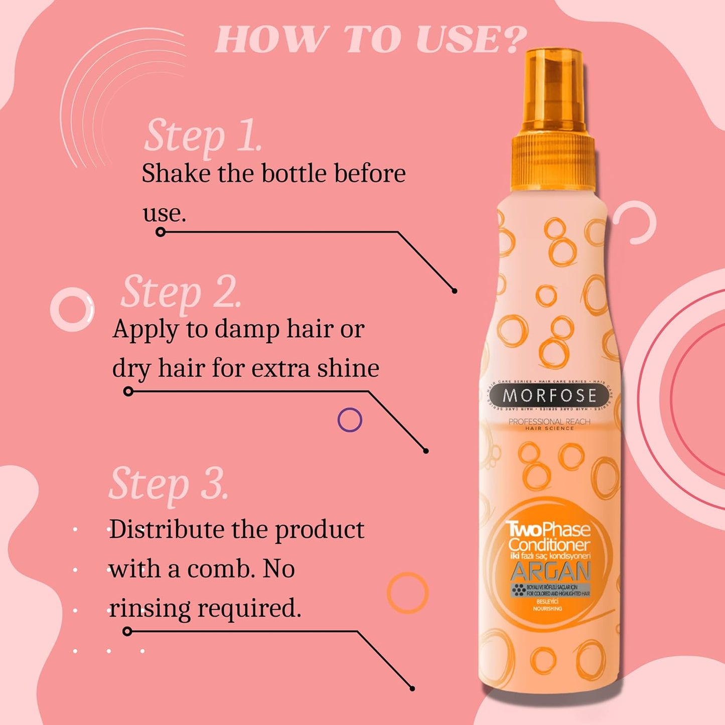 MORFOSE PROFESSIONAL ARGAN OIL KIT 3PC MAK3