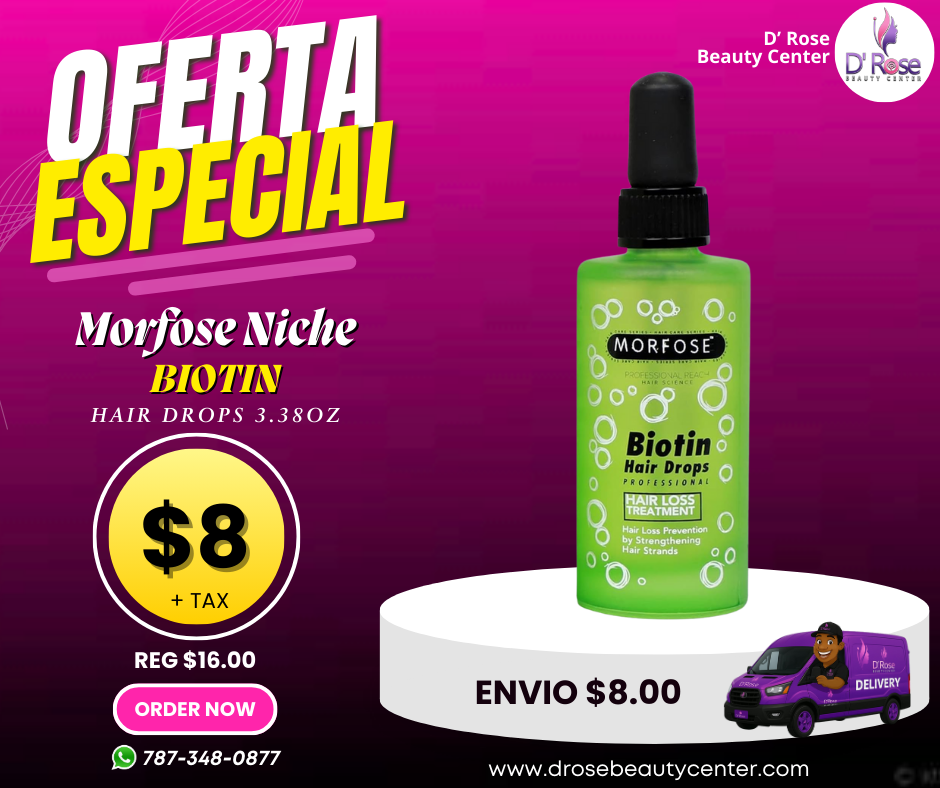 MORFOSE PROFESSIONAL BIOTIN HAIR DROPS 3.38OZ (MBHD)