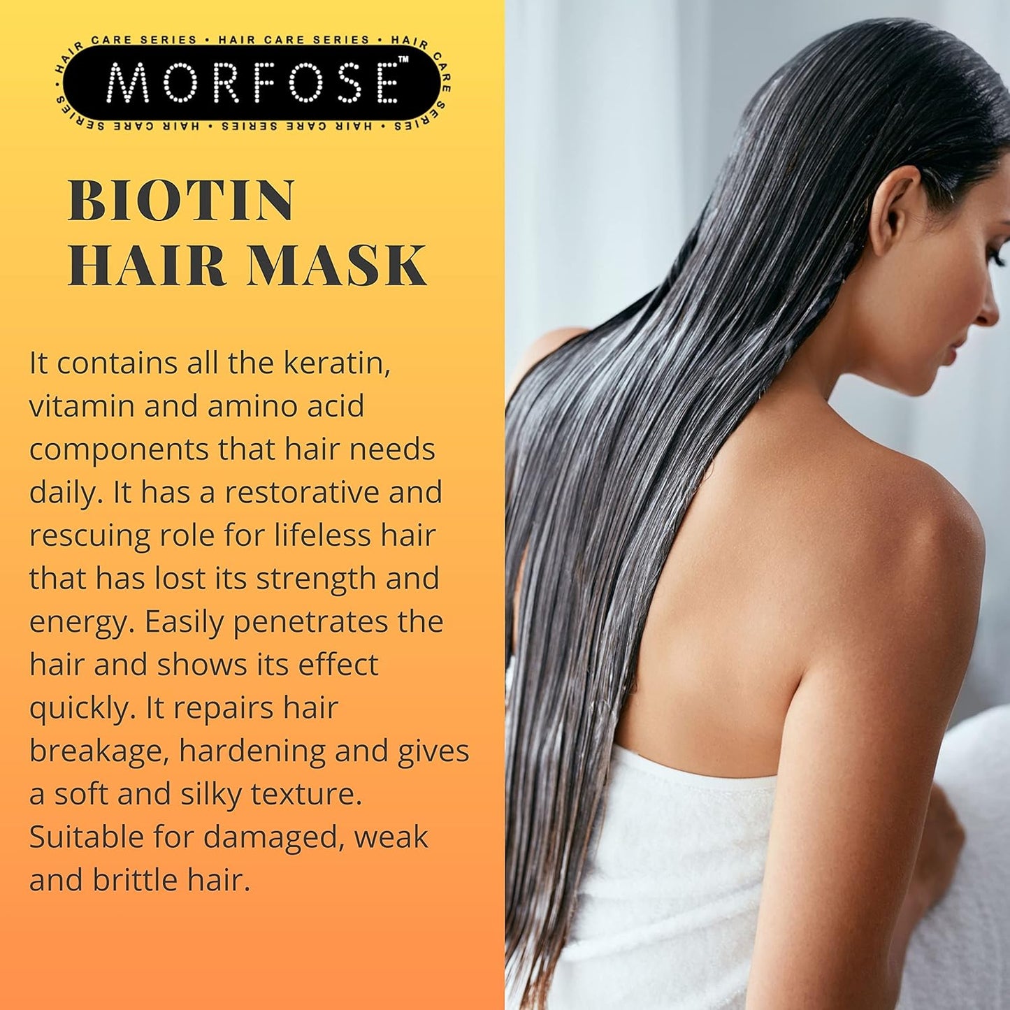 MORFOSE PROFESSIONAL BIOTIN MASCARILLA 8.45OZ MBHM250
