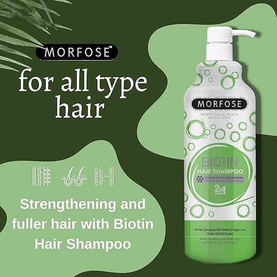 MORFOSE PROFESSIONAL BIOTIN SHAMPOO 16.9oz – MBS500