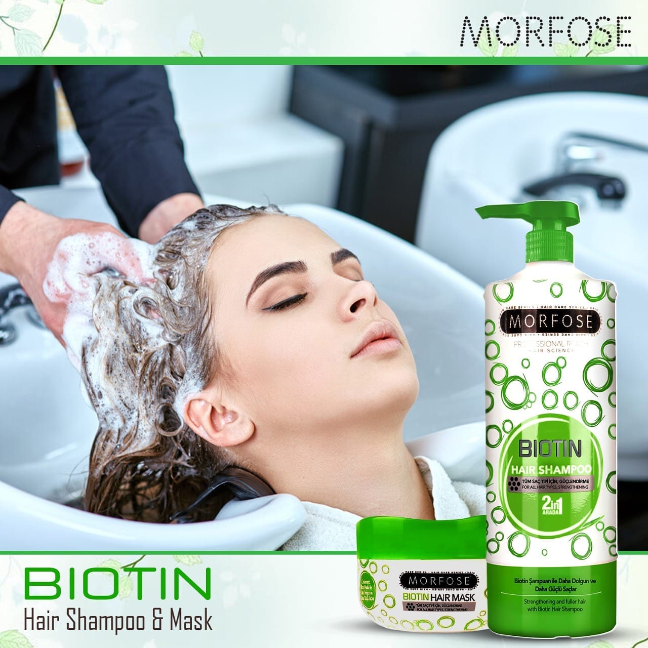 MORFOSE PROFESSIONAL BIOTIN SHAMPOO 16.9oz – MBS500