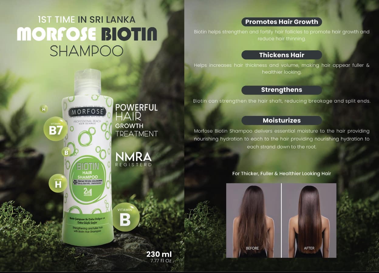 MORFOSE PROFESSIONAL BIOTIN SHAMPOO 16.9oz – MBS500