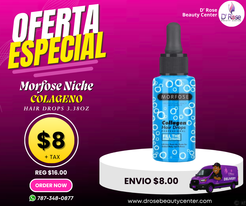MORFOSE PROFESSIONAL COLÁGENO GOTERO ANTICAÍDA 3.38OZ (MCHD) – D' Rose ...