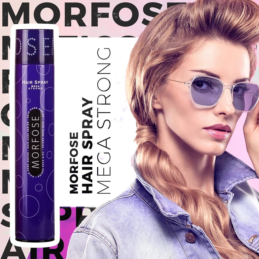 💨 MORFOSE PROFESSIONAL MEGA STRONG HAIR SPRAY 13.5OZ (MHSMS)