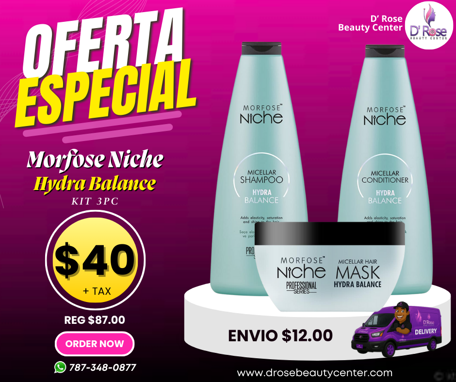 Morfose Niche Hydra Balance 3pc Kit – D' Rose Beauty Center