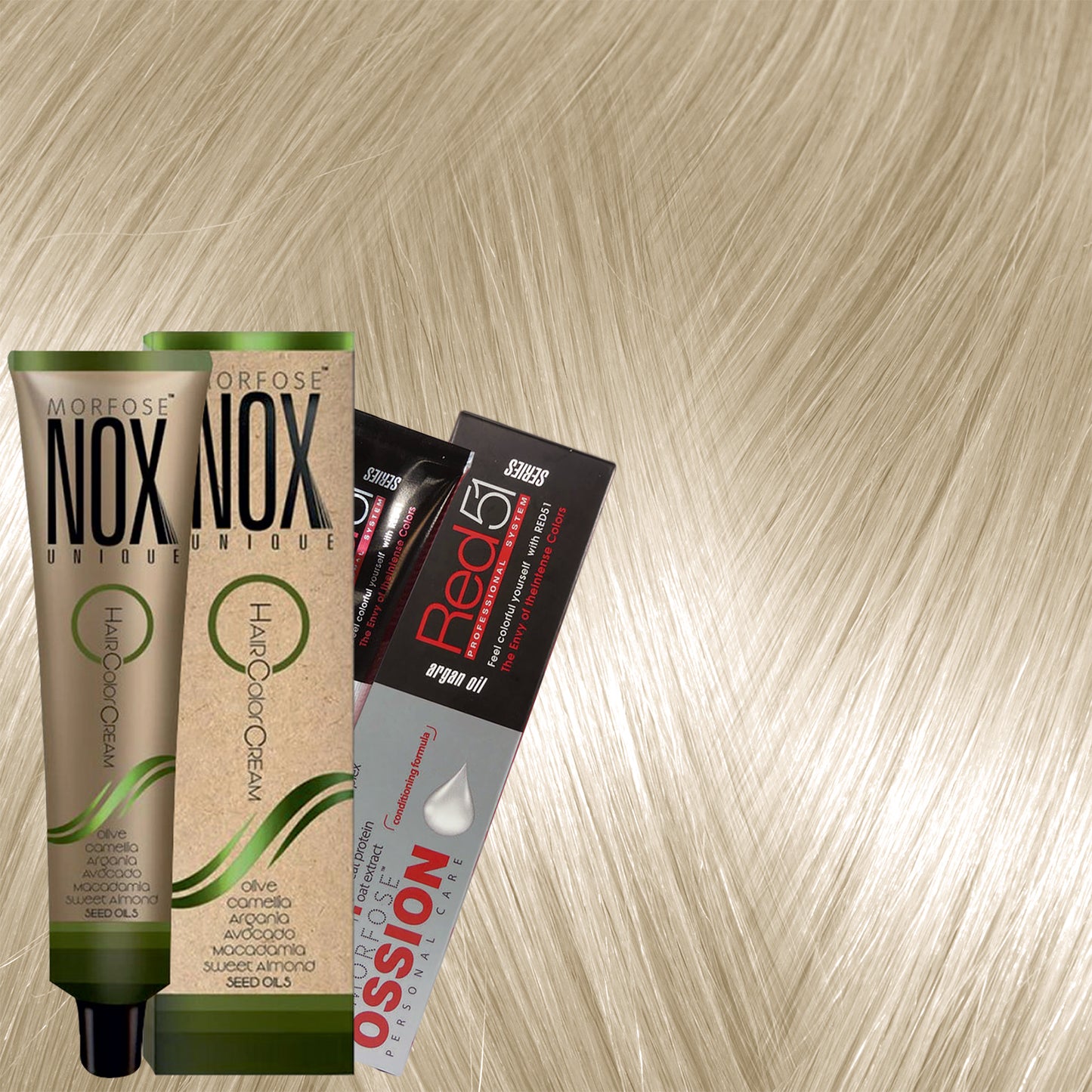 MORFOSE NOX 12.19 ICE WHITE – Crema de Coloración Profesional 60ml