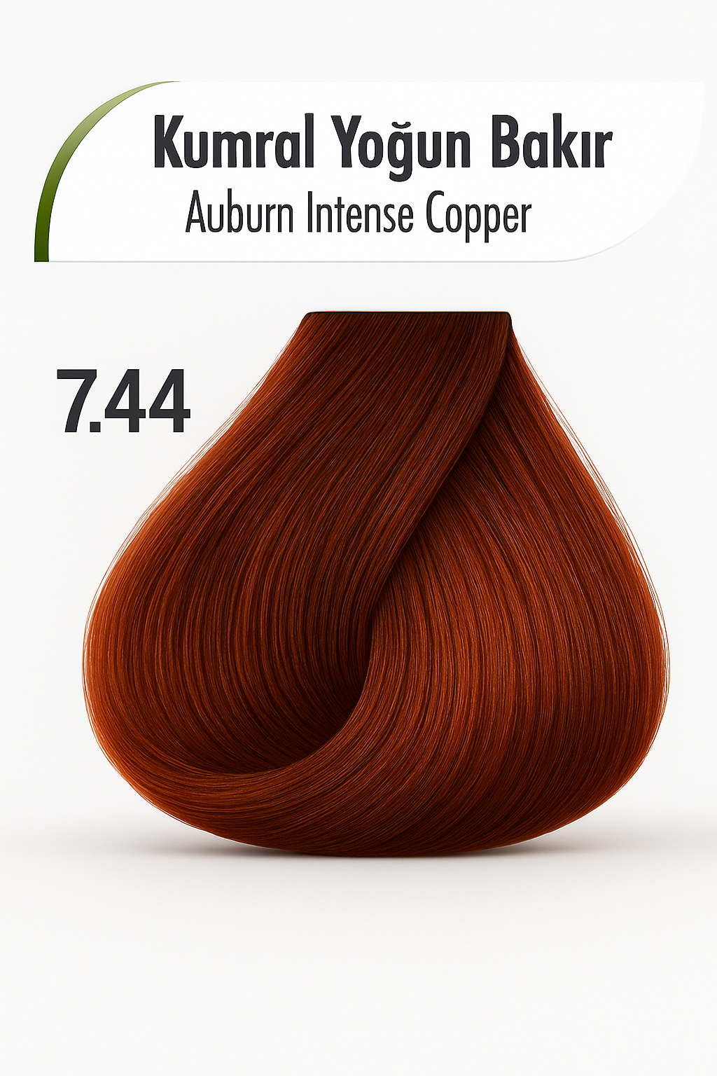 MORFOSE NOX 7.44 AUBURN INTENSE COPPER | Crema de Coloración Profesional 60ml