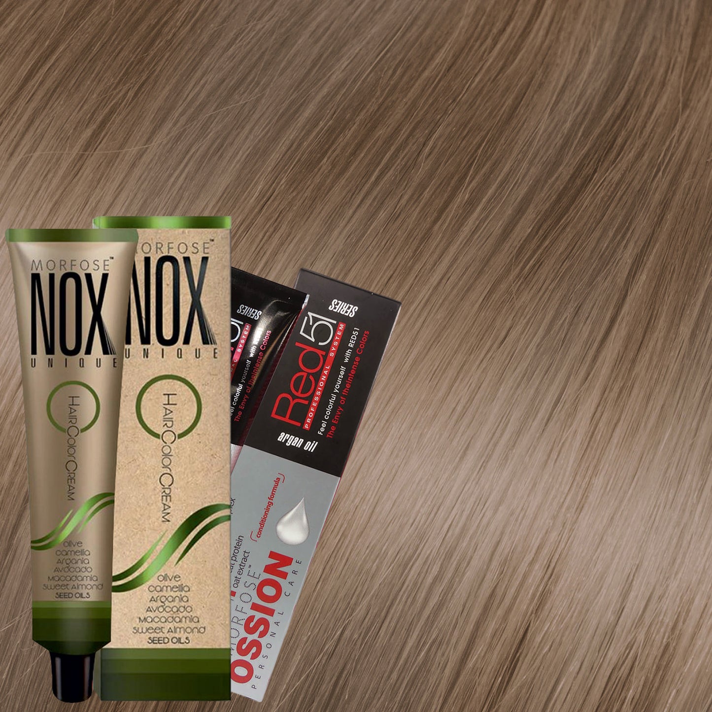 MORFOSE NOX 9.1 ASH BLONDE Crema de Coloración Profesional 60ml