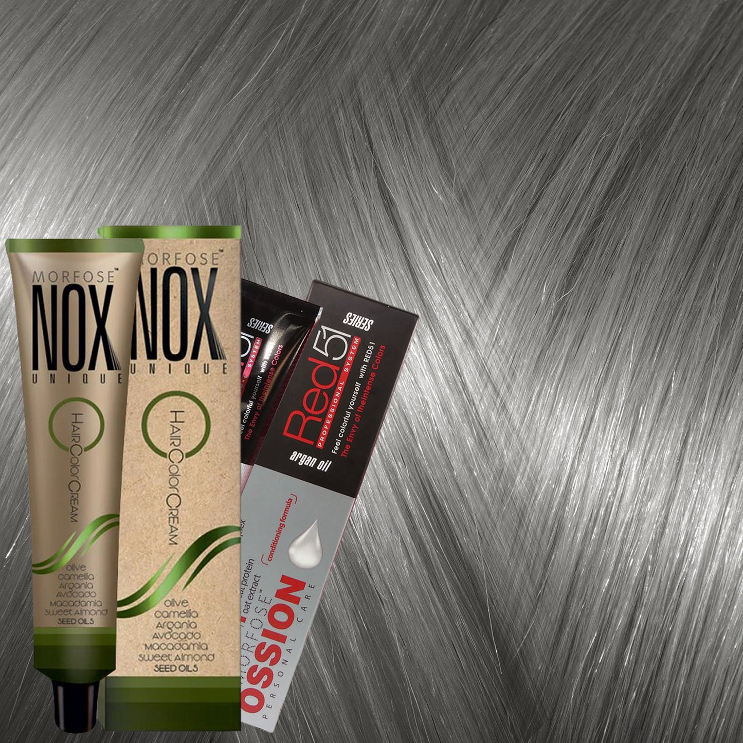 MORFOSE NOX GRAY Crema de Coloración Profesional 60ml)