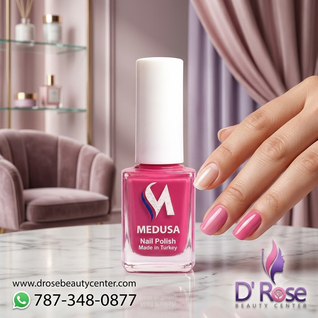 Medusa Nail Polish MNP120 Esmalte Rosa Fucsia Brillante para Uñas