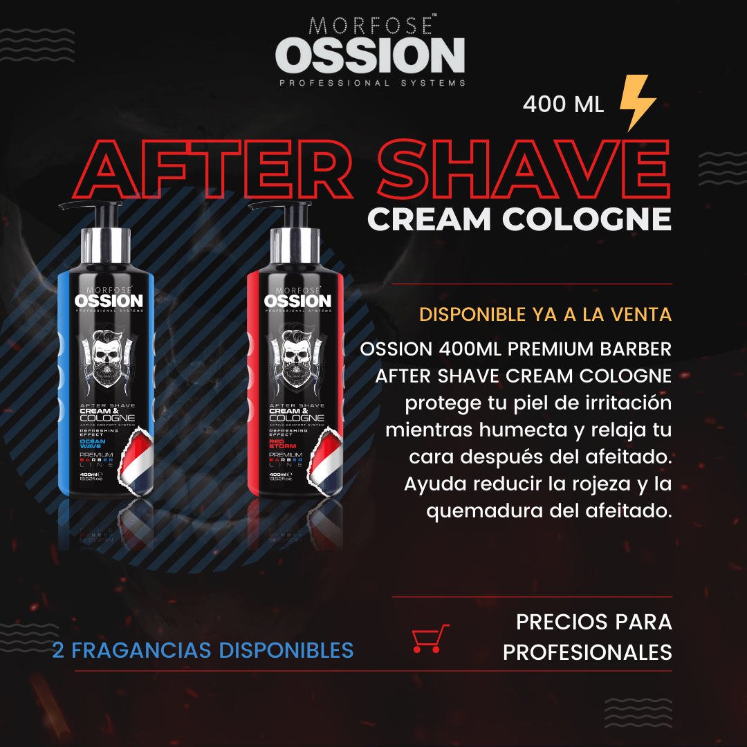 OSSION PROFESSIONAL AFTER SHAVE CREAM COLOGNE OCEAN WAVE 13.52OZ OSS007