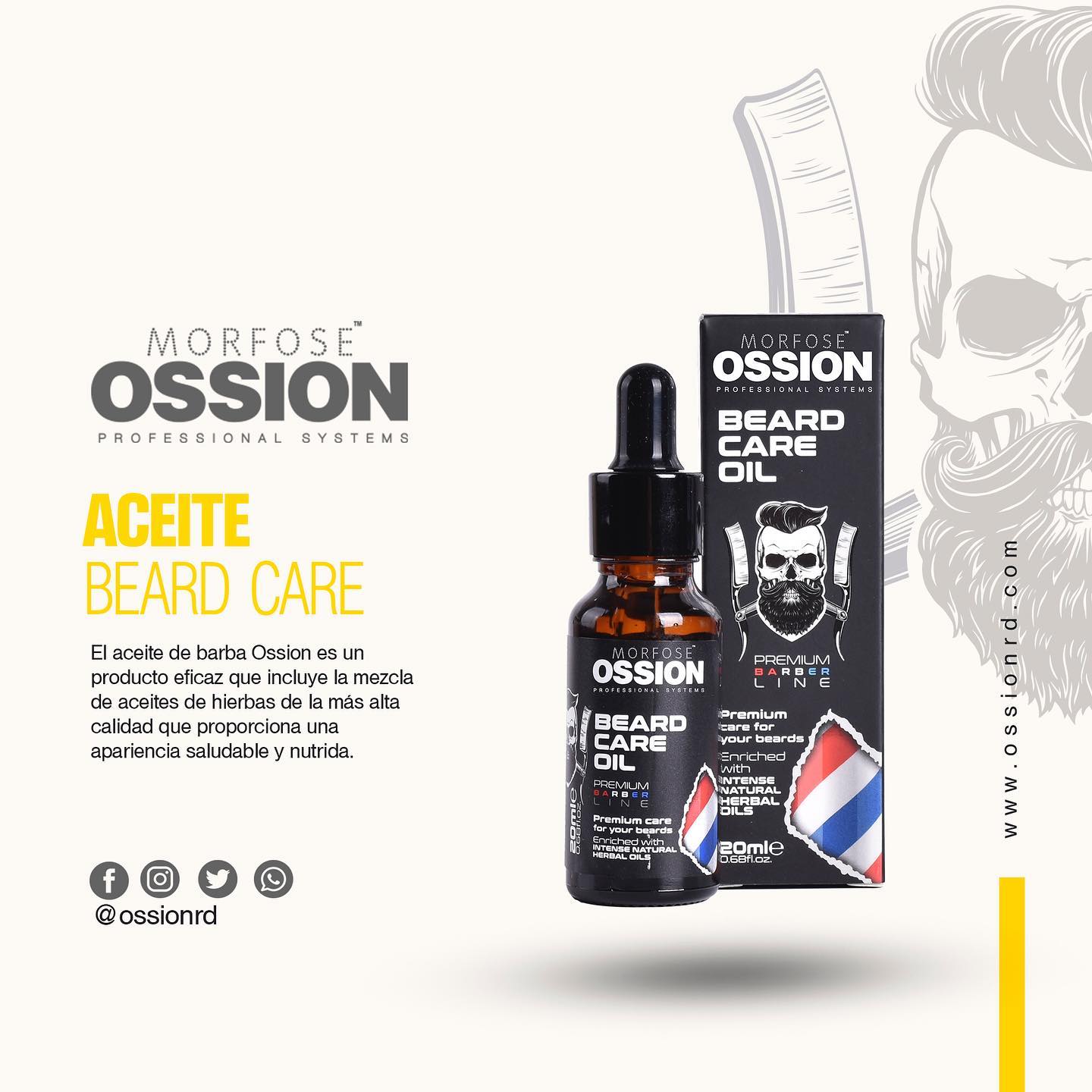 OSSION – BEARD CARE OIL (0.68 OZ)