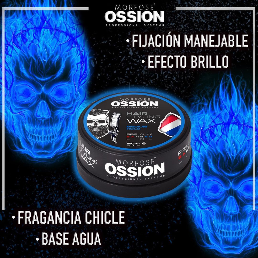 OSSION PROFESSIONAL HAIR STYLING WAX MEDIUM HOLD 5.1OZ OSS038