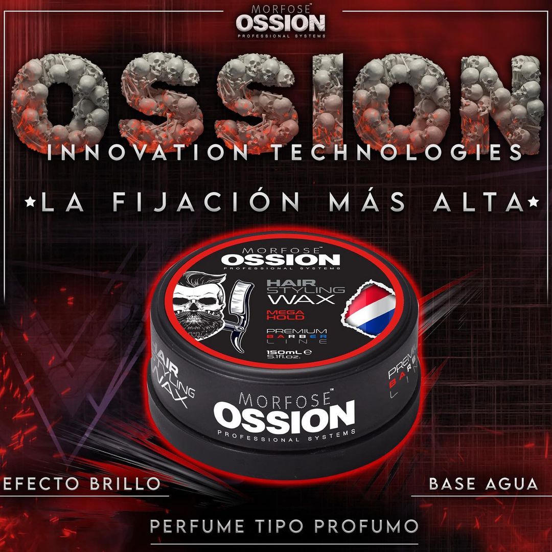 OSSION PROFESSIONAL HAIR STYLING WAX MEGA HOLD 5.1OZ OSS040