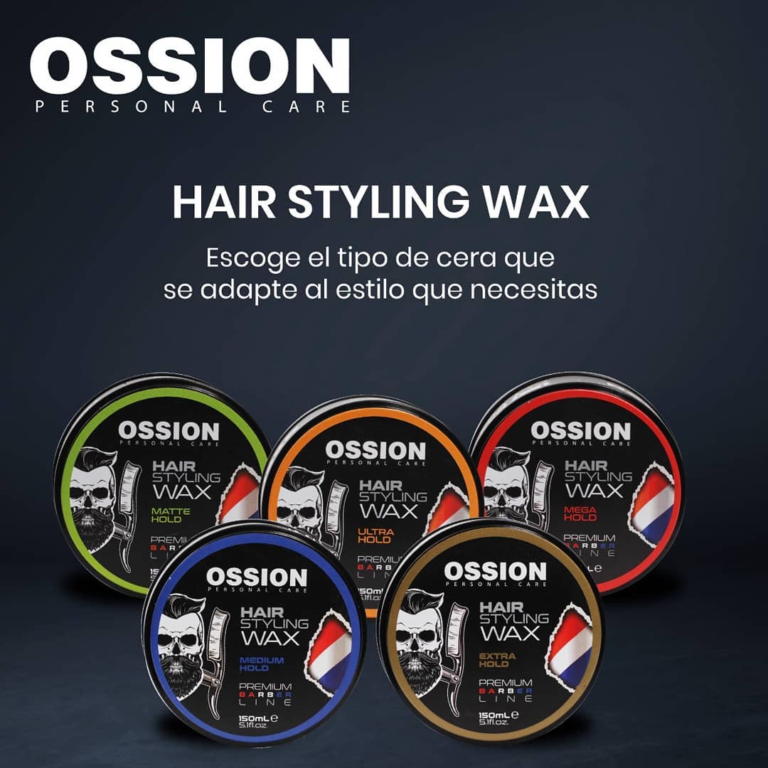 OSSION PROFESSIONAL HAIR STYLING WAX MEGA HOLD 5.1OZ OSS040