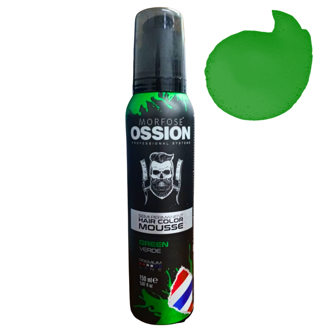 OSSION PROFESSIONAL HAIR COLOR MOUSSE COLOR GREEN OSS072