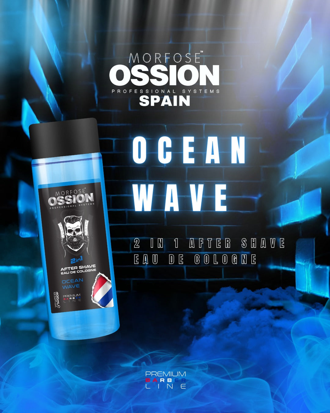 🥇 Ossion After Shave 2-en-1 Ocean Wave (13.52oz) | Calma la Piel + Fragancia Sofisticada ¡Solo $6!