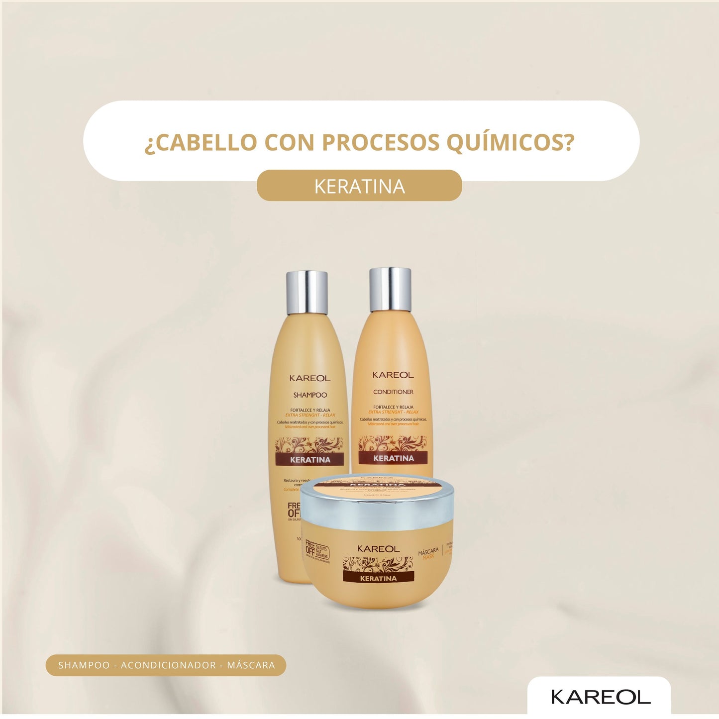 KAREOL KERATINA SHAMPOO 10.1OZ 382010300