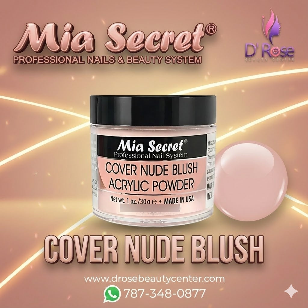 💖✨ Mia Secret® Cover Nude Blush – Acrílico Cover Profesional 1 oz (PL420-CM) ✨💖
