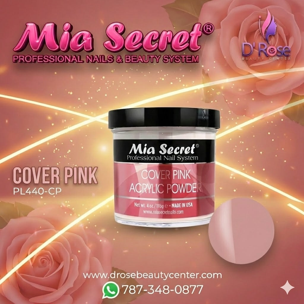 💖✨ Mia Secret® Cover Pink 4 oz – Acrílico Cover Profesional | PL440-CP ✨💖