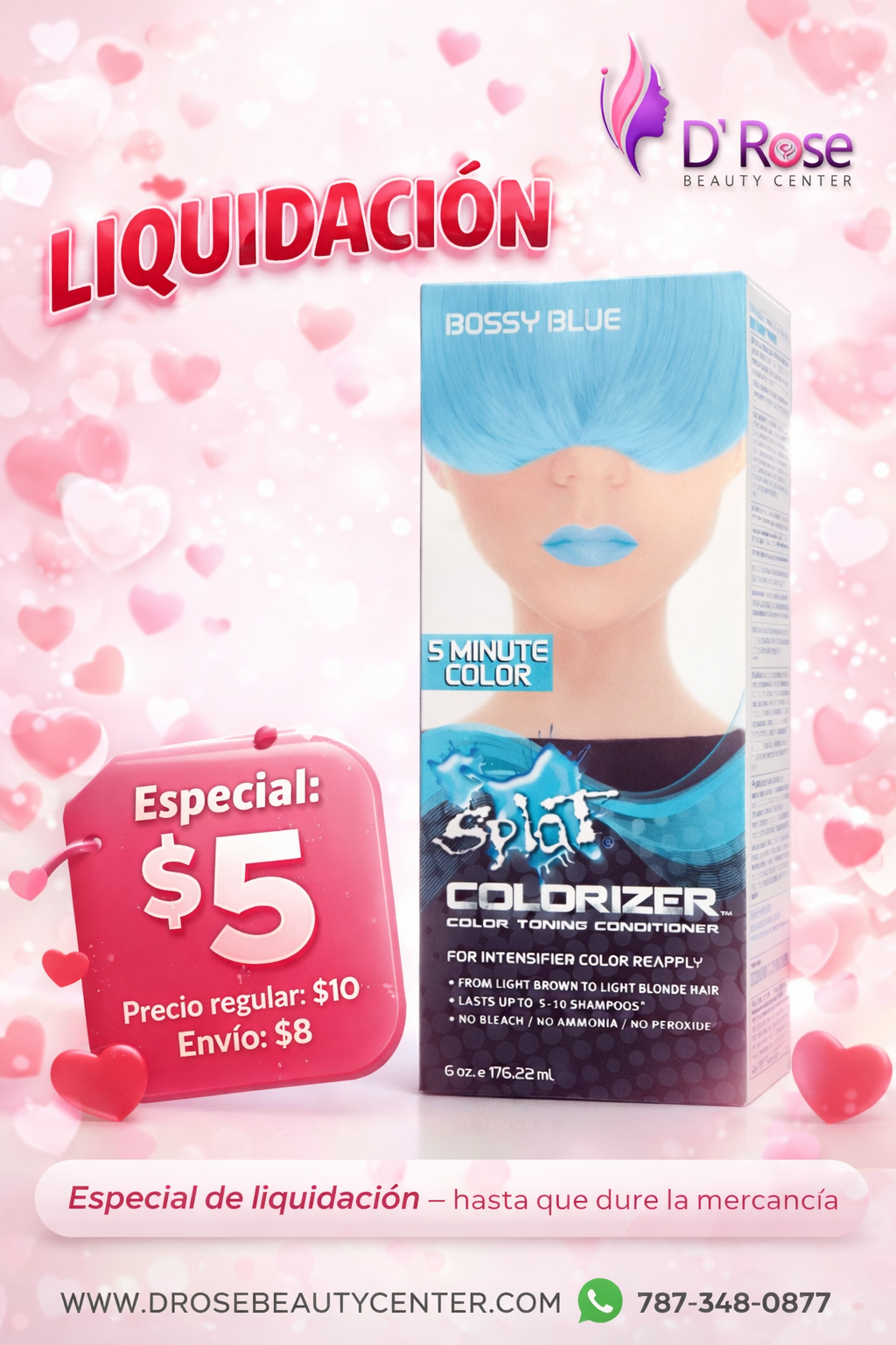 💙🔥 SPLAT Colorizer Bossy Blue · Color Azul Intenso en 5 Minutos 🔥💙