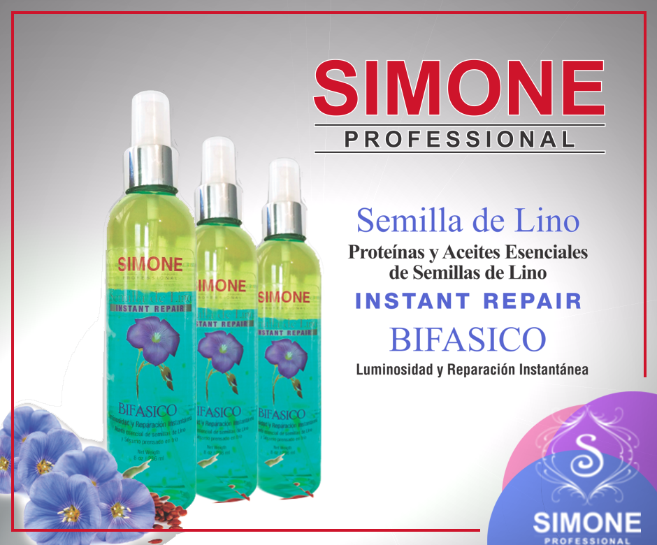 💜 SIMONE PROFESSIONAL LINOSEEDS – SPRAY BIFÁSICO 8oz