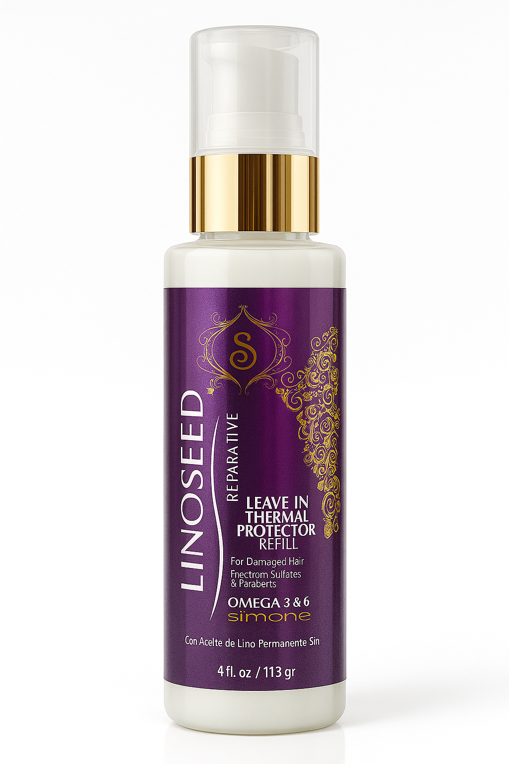 💜 SIMONE PROFESSIONAL LINOSEEDS – LEAVE IN 4oz