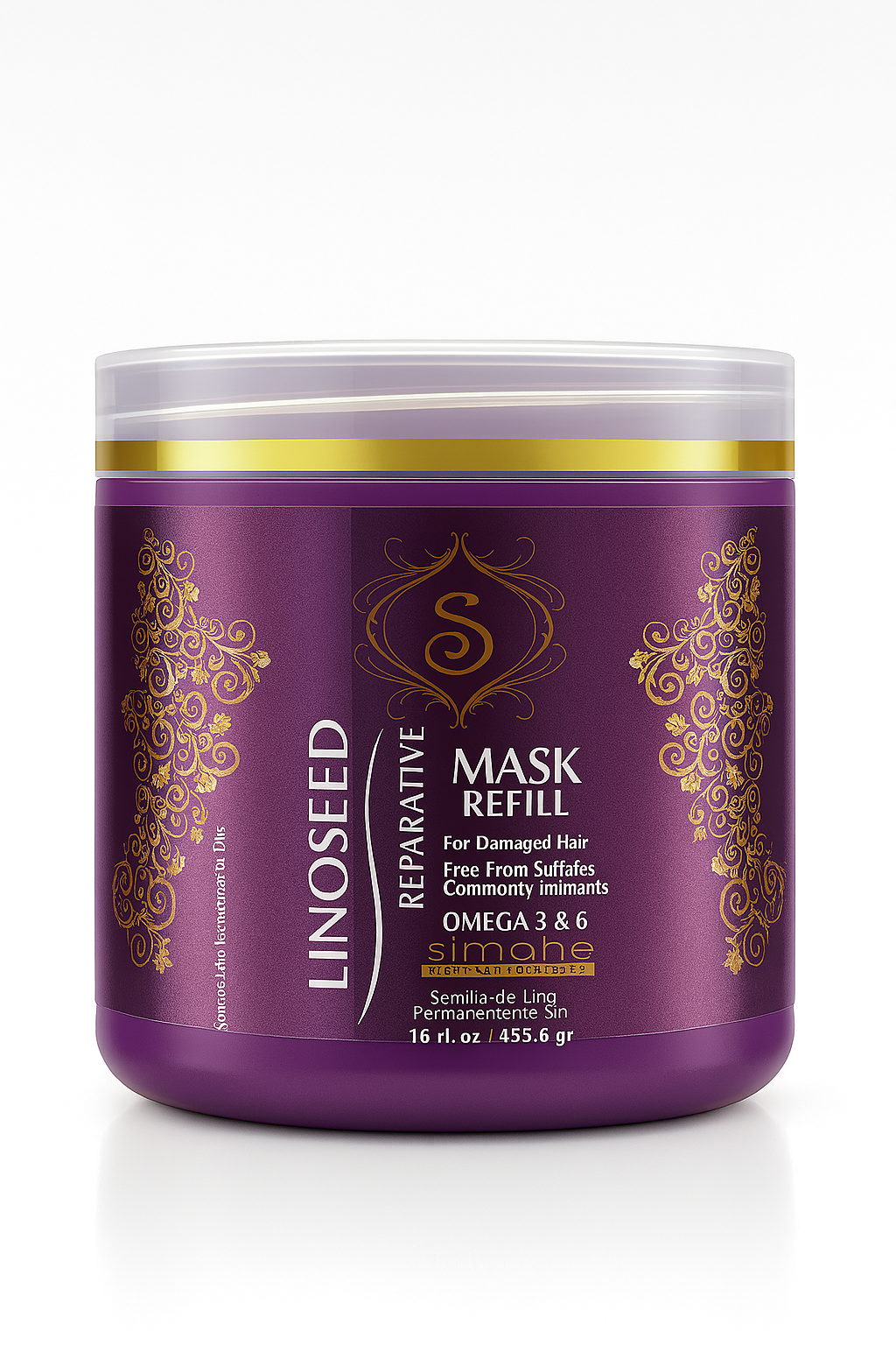 💜 SIMONE PROFESSIONAL LINOSEEDS – MASCARILLA 16oz