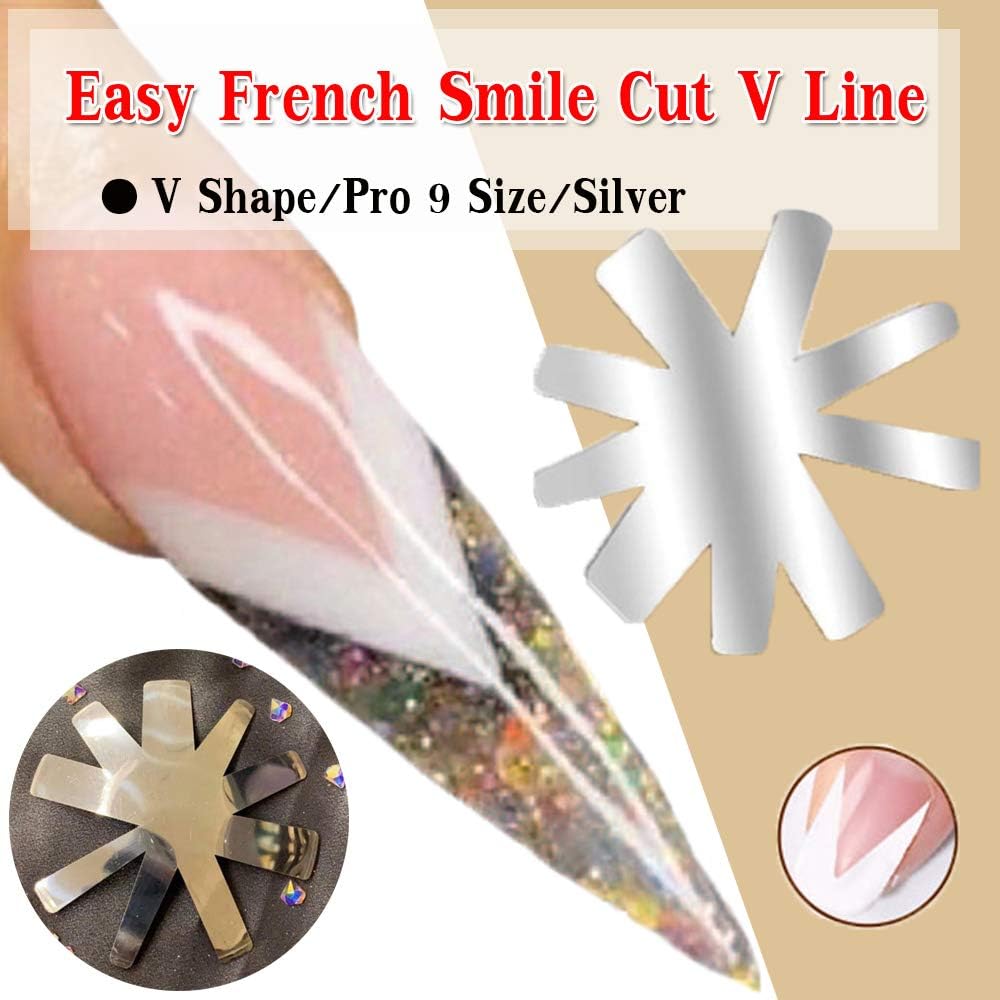Spiral Molde Easy French V-Shape Acrylic Cutter #H SMF3