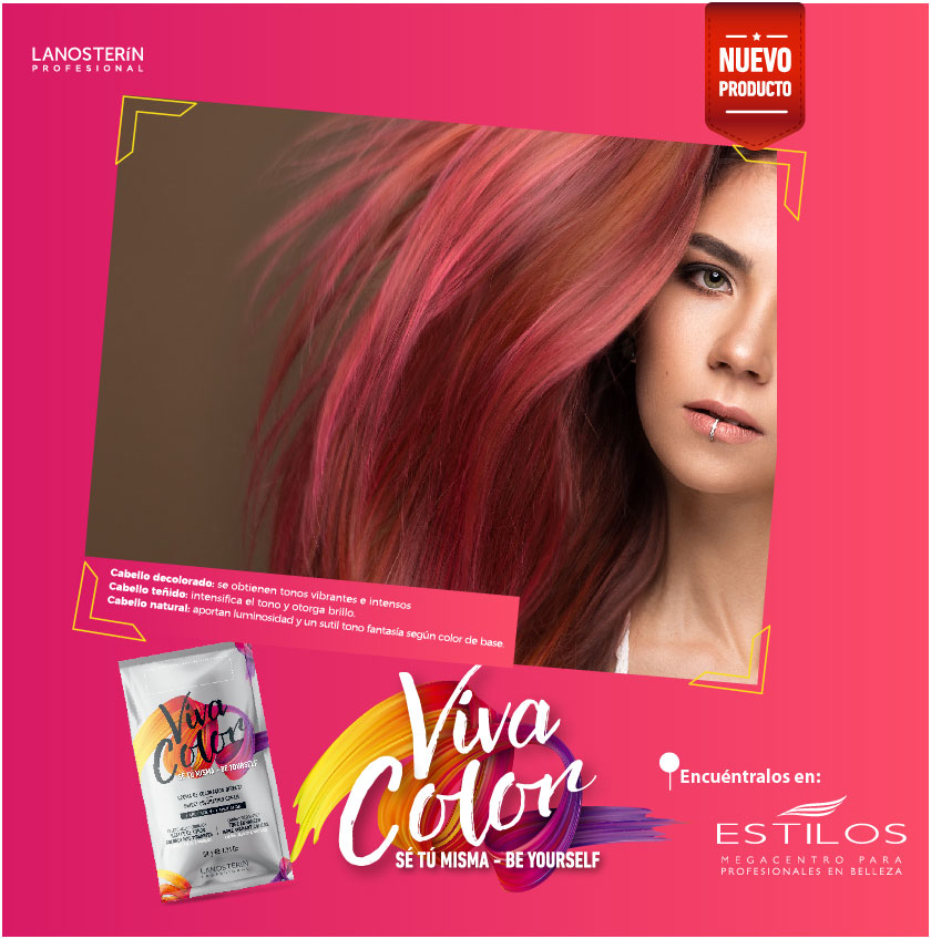 LANOSTERIN PROFESIONAL VIVA COLOR ROJO LVCRED1.76OZ