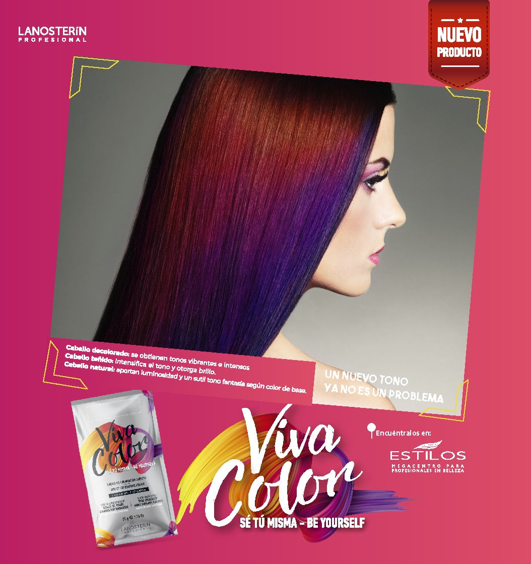 LANOSTERIN PROFESIONAL VIVA COLOR ROJO LVCRED1.76OZ