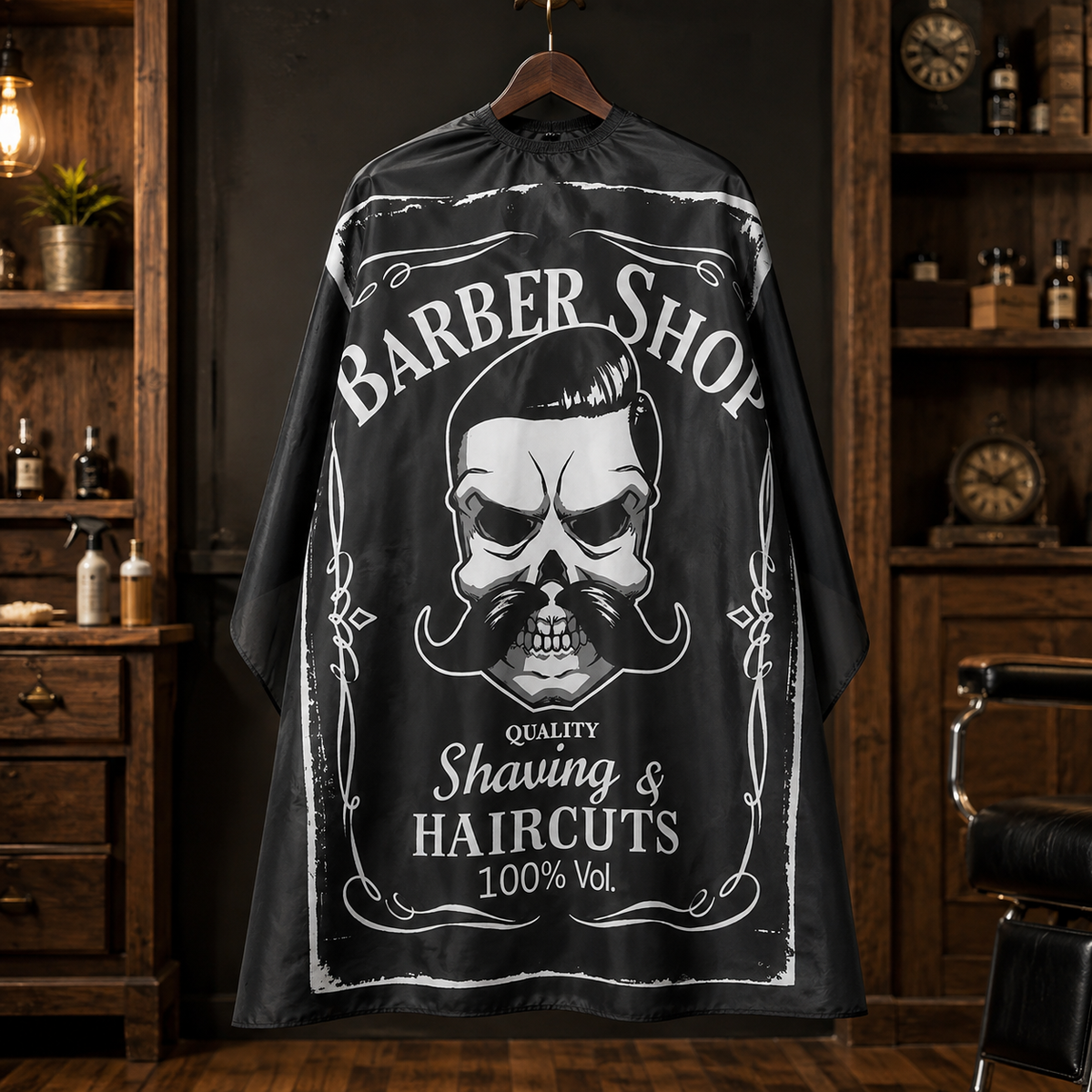 Capa de Corte para Barbero Beauty Style Barber Shop 0717119