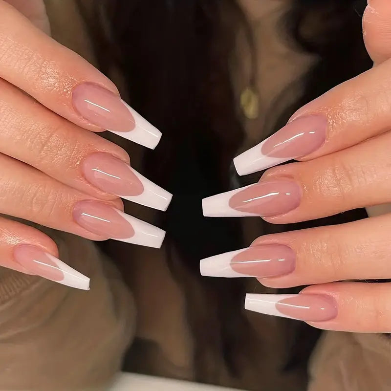 Beauty Style Uñas Long Coffin Transparente x 100 1030068