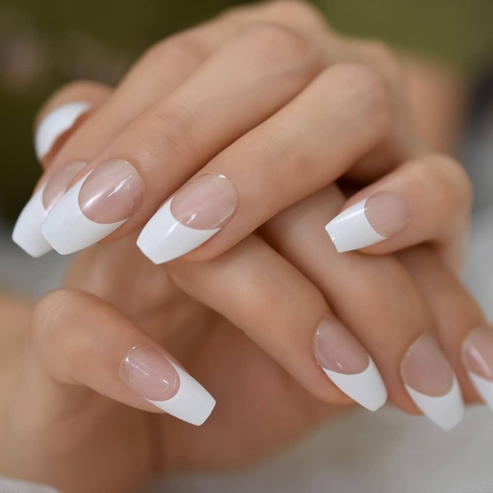 Beauty Style Uñas French Blanca x 100 1030086
