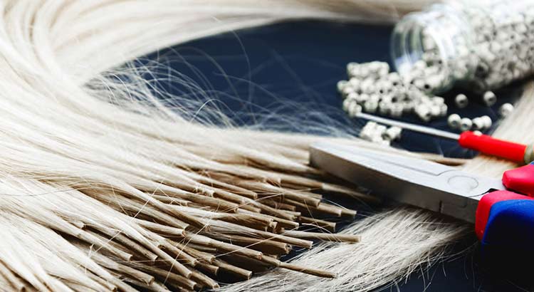 Beauty Style Grapas Marron con Silicone Para Extensiones 3333008