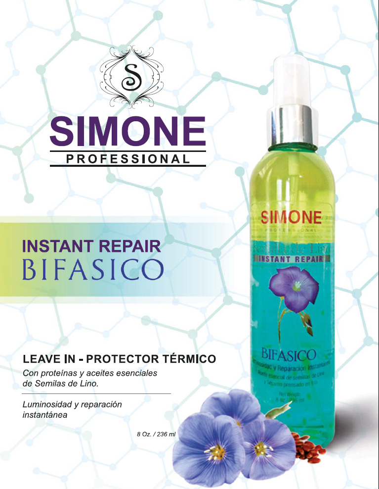 💜 SIMONE PROFESSIONAL LINOSEEDS – SPRAY BIFÁSICO 8oz