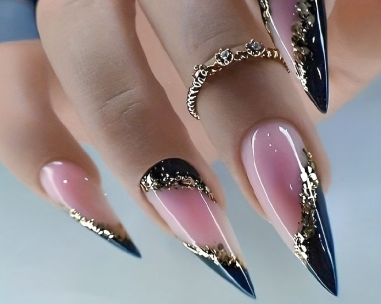 Beauty Style Uñas Stiletto Natural Cortas x 100 1030048