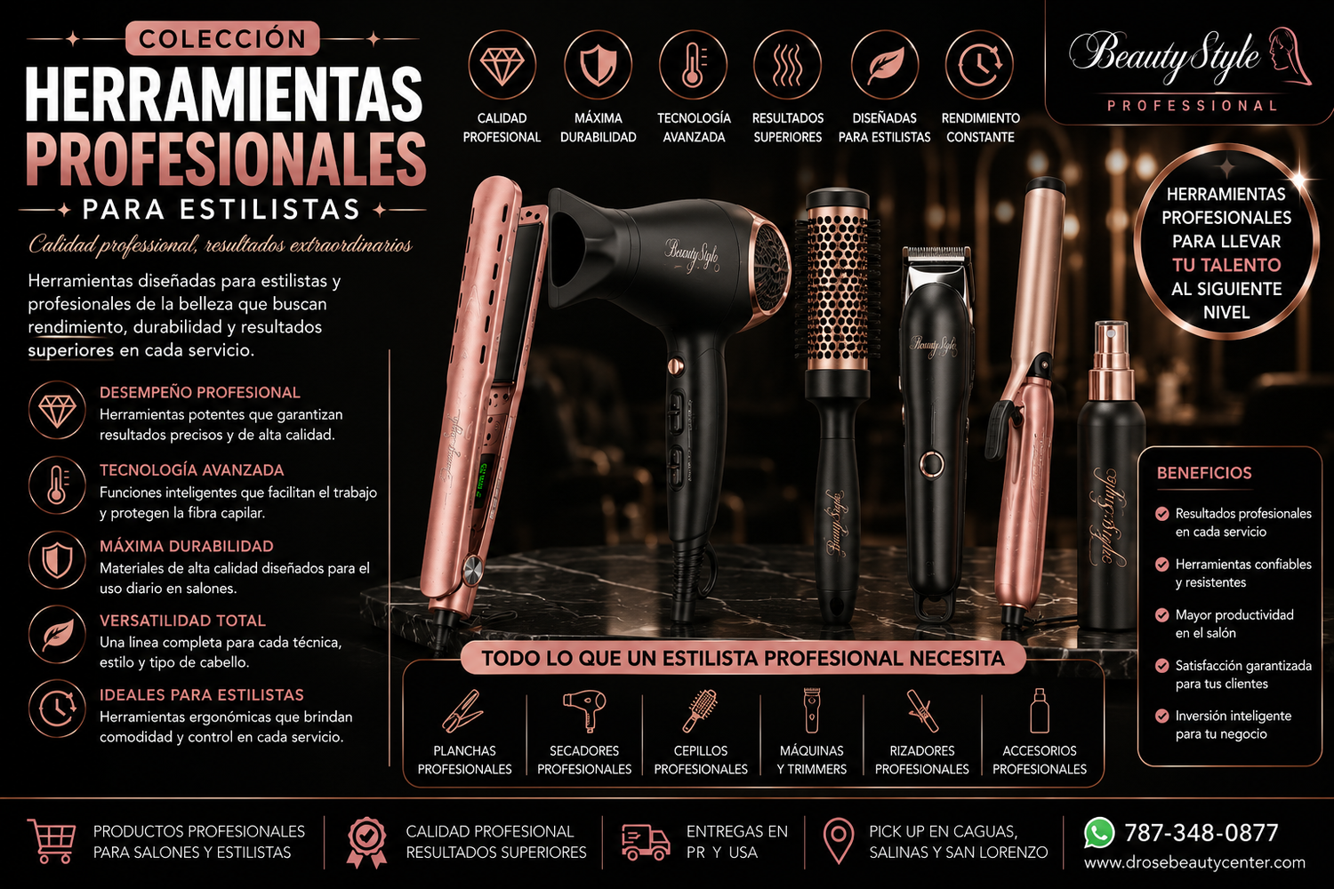 Herramientas Profesionales para Estilistas