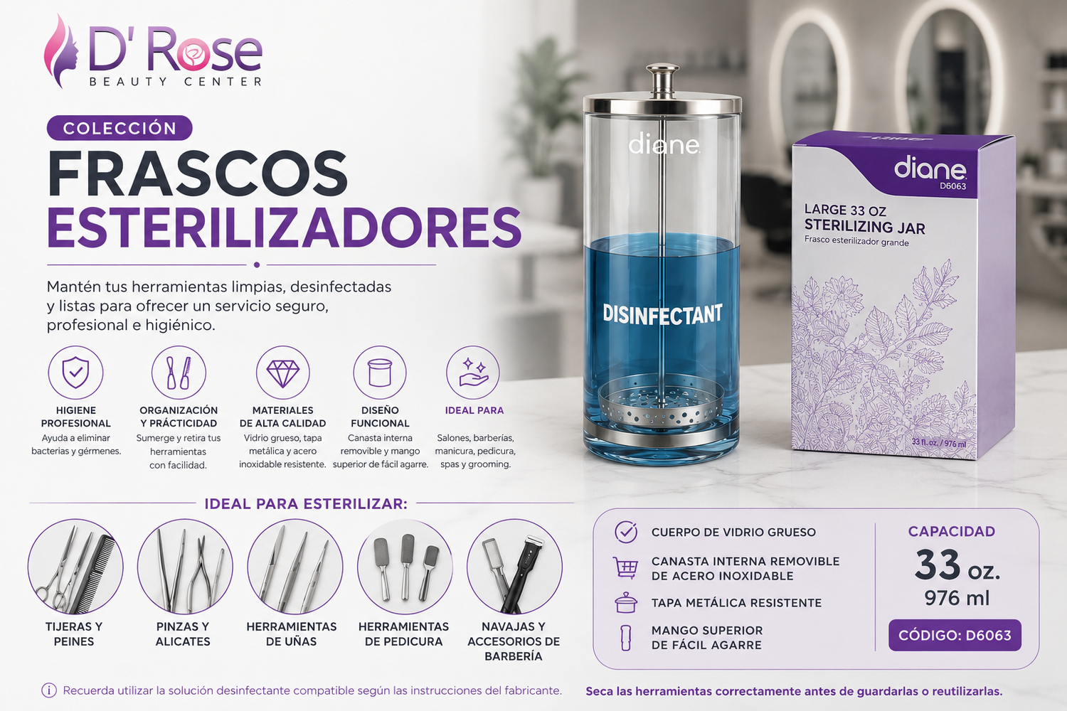 Frascos Esterilizadores Profesionales