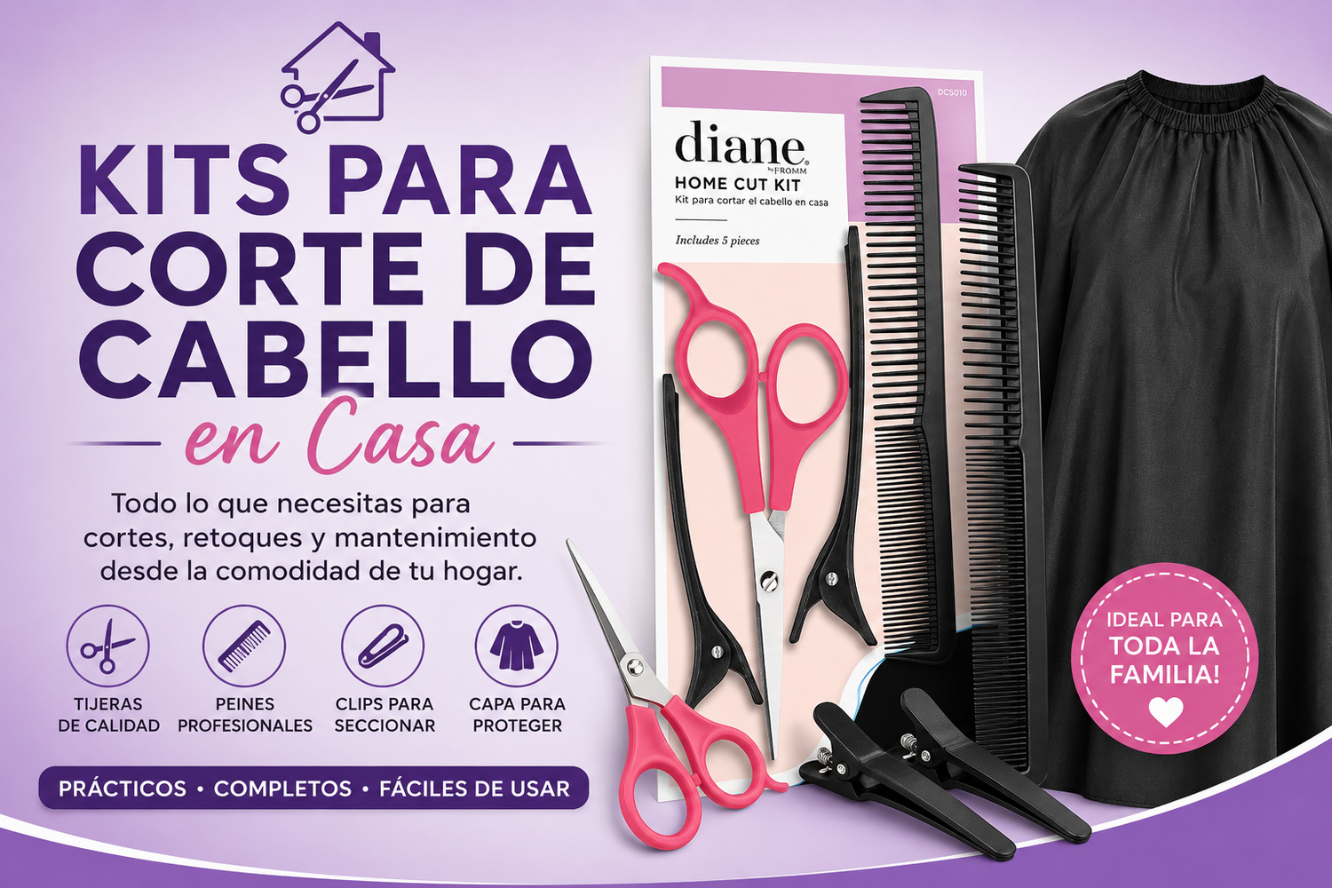 Kits para Corte de Cabello en Casa