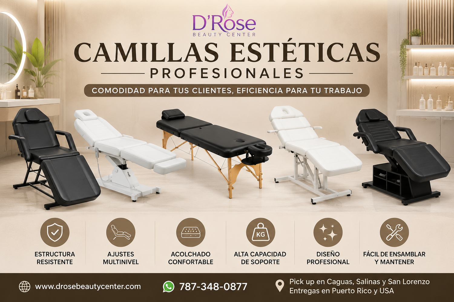 Camillas Estéticas Profesionales