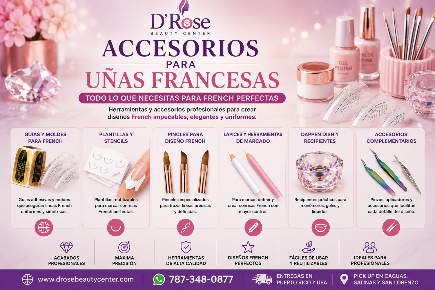 Accesorios para Uñas Francesas